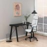 Typhoon Desk Glass Top Black