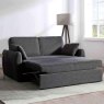 Kent 2 Seater Sofa Bed Fabric Dark Grey LLifestyle Sofa Pulled Out Upright