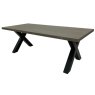 Dallas 4-6 Person Dining Table Grey