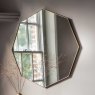 Bowie Octagon Mirror Champagne 80cm dia