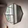 Bowie Wall Octagonal Mirror Black