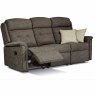 Sherborne Roma Small Electric Reclining 3 Seater Sofa Standard Fabric