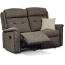 Sherborne Roma Small Electric Reclining 2 Seater Sofa Standard Fabric