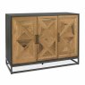 Khan 3 Door Sideboard Rustic Oak