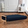 Balder 3 Seater Sofa Bed With Soft Spring Pocket Mattress Fabric Sleeping Area 140X200cm
