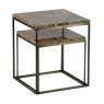 Mellow Nest of Tables (2) Antique Brass
