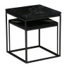 Mellow Sidetables Marble Black Set Of 2