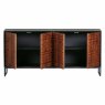 Nuts Sideboard Sheesam Wood Walnut/Black Unassembled 