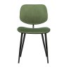 Jackie Dining Chair Velvet Fabric Green