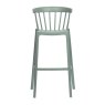 Bliss Barstool Plastic Jade Green