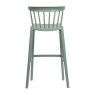 Bliss Barstool Plastic Jade Green