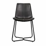 Valencia Dining Chair Faux Leather Charcoal
