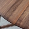 Valencia 4-6 Person Round Dining Table Walnut 100 X100 X75 cm