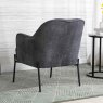 Noriker Armchair Fabric Dark Grey