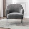 Noriker Armchair Fabric Grey