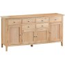 Alford 4 Door + 6 Drawer Sideboard Light Oak