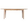 Alford 6-8 Seater Extending Dining Table Light Oak 