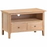 Alford 2 Drawer Standard TV/Entertainment Unit Light Oak 