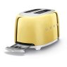 Smeg 2 Slice Toaster Gold