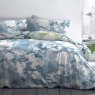 Tie-Die Duvet Cover Set Single Blue