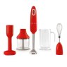 Hand Blender With Accessories Red
