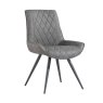 Jessica Dining Chair Faux Leather Grey