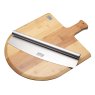 Kitchen Craft World of Flavours Italian Pizza Board & Knife Serving Set