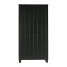 Dennis Wardrobe Black Unassembled