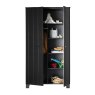 Dennis Wardrobe Black Unassembled