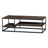 Vic Coffee Table Wood/Metal Unassembled  120 x 60