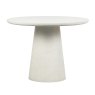 Damon 4-6 Person Dining Table White 76 x 100cm