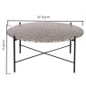 Vayen Coffee Table Terrazzo Grey Unassembled 37 x 83 x 83cm