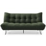 Kruger 3 Seater Sofa Bed Fabric Green