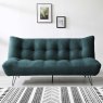 Kruger 3 Seater Sofa Bed Fabric Teal