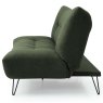 Kruger 3 Seater Sofa Bed Fabric Green