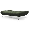 Kruger 3 Seater Sofa Bed Fabric Green