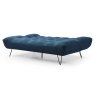 Kruger 3 Seater Sofa Bed Fabric Blue