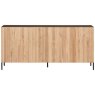 WOOOD Gravure Sideboard Brown With Natural Doors 