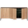 WOOOD Gravure Sideboard Brown With Natural Doors 