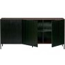 WOOOD Gravure Sideboard Brown With Black Doors 