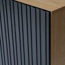 WOOOD Gravure Sideboard Natural With Black Doors 