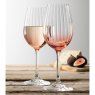 Galway Crystal Erne Wine Glass Blush (Set Of 2) 