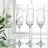 Galway Crystal Erne Champagne Flute Glass (Set Of 4) 