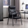 Taylor Armchair Faux Leather Black