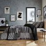 Stick Stack Duvet Cover Set Single Black 