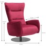 Egoitaliano Mira Swivel Reclining Chair With 2 Motors & Battery Pack Microfibre Measurements