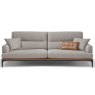 Egoitaliano Feng 3 Seater Sofa With Extending Backrest Microfibre