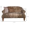 Tetrad Jacaranda Snuggler Fabric Bagru Dimensions