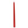 Wax Dinner Candles Red 25cm (Set of 12)