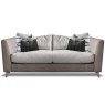 Alexander & James Haven 3 Seater Sofa Leather & Fabric Mix